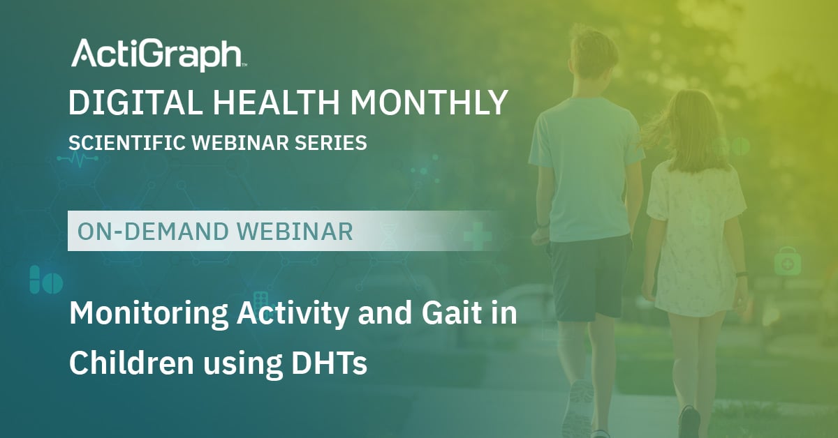 Digital Health Monthly: Activity and Gait in Children