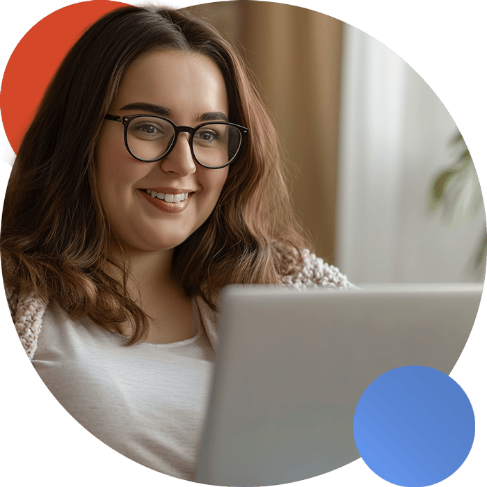 Woman Using Laptop