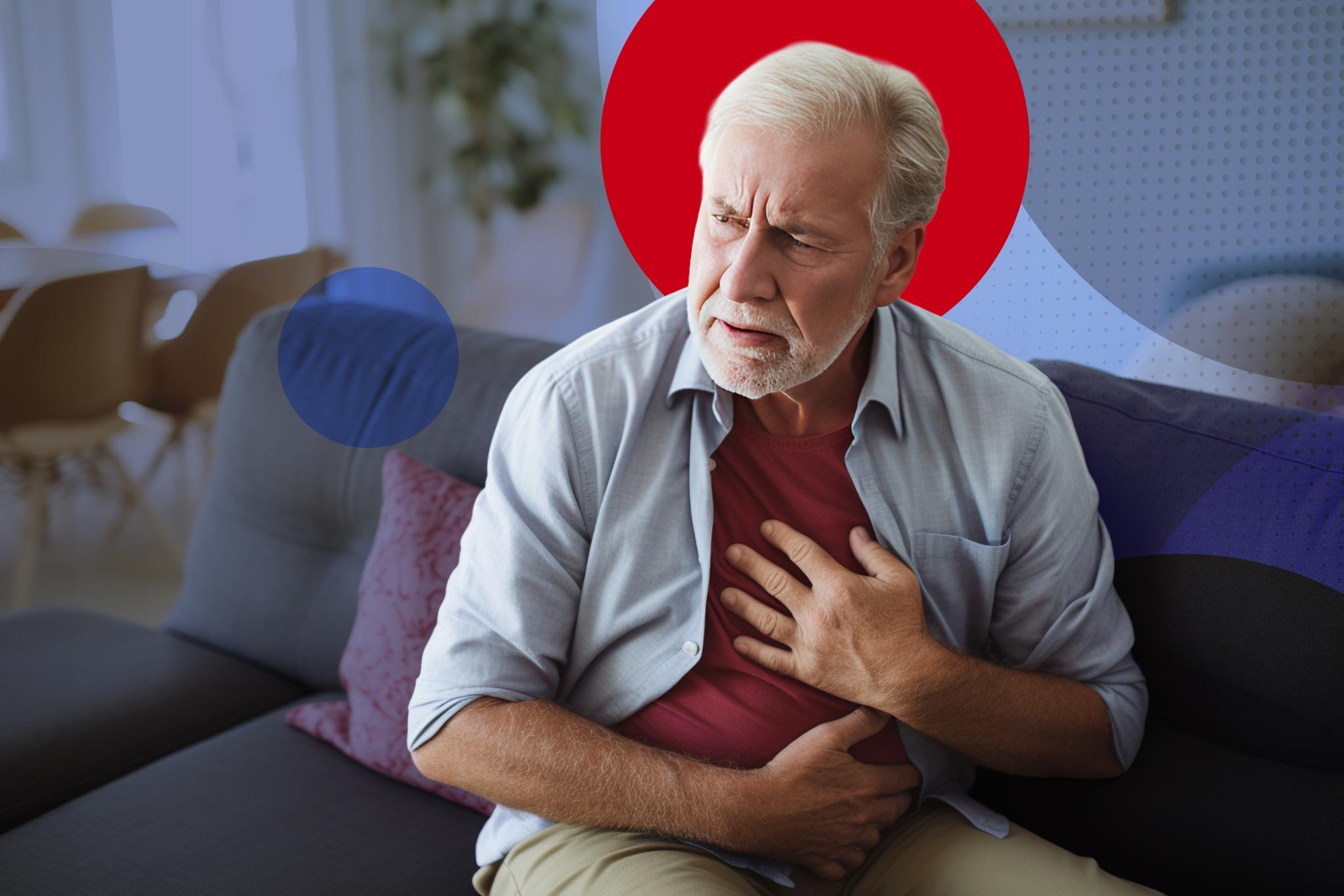 Senior Man with Heart Failure
